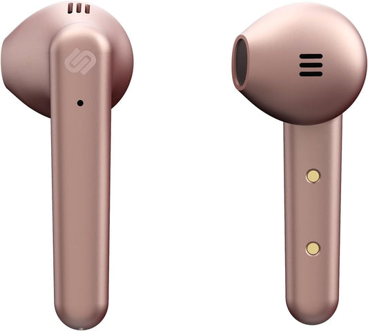True Wireless Earbuds - over 20 Hours Playtime, IPX4 Waterproof Earphones, Bluetooth 5.0 Headphones, Touch Controls & Enhanced Microphone for Clear Calling, Stockholm Plus, Rose Gold